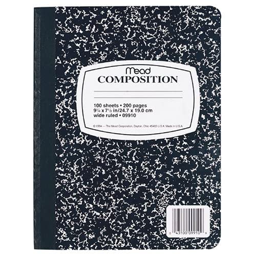 a composition book