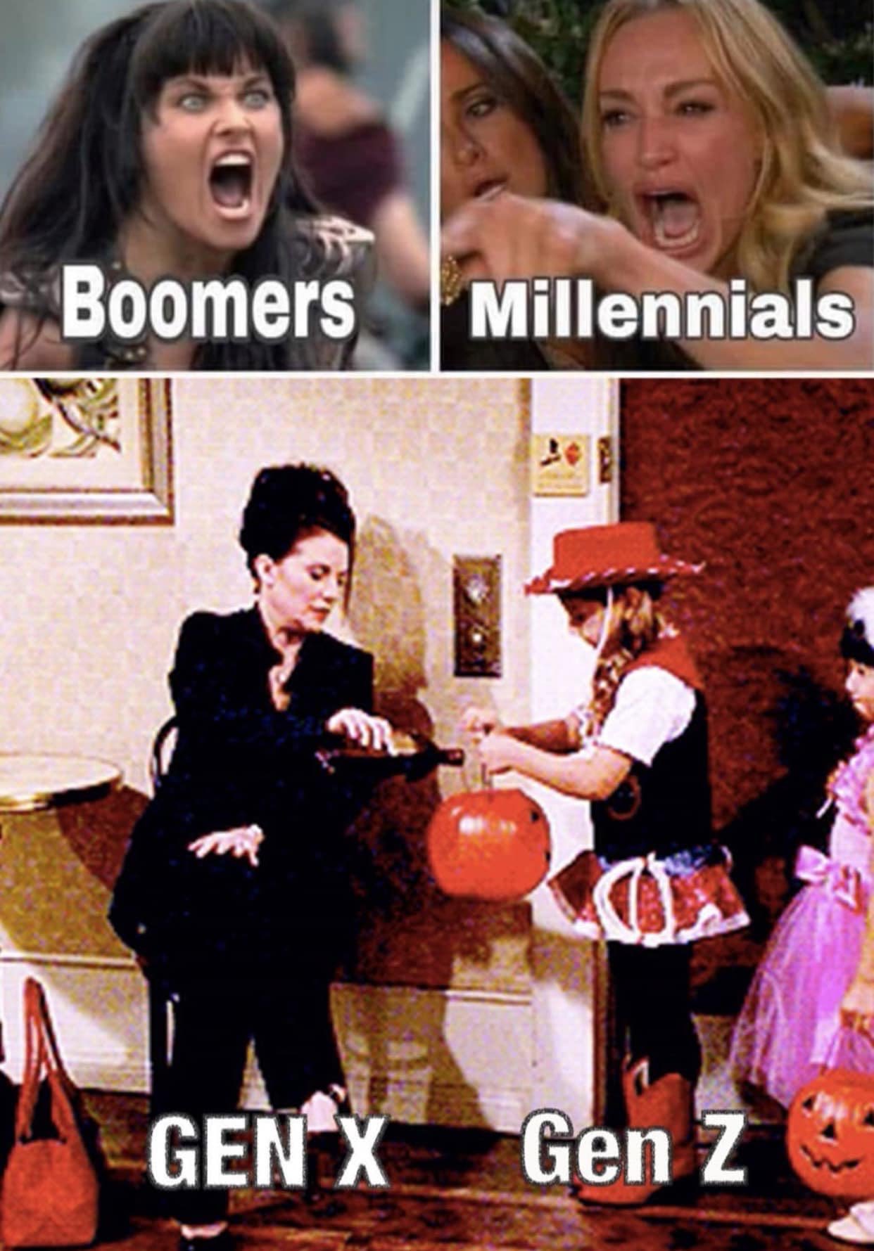 Boomers, Millennials, Gen X and Gen Z
