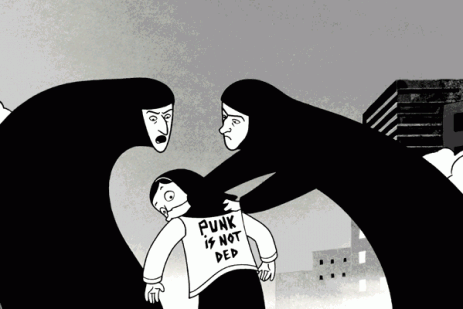 A still from the Persepolis movie